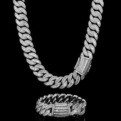 Cadena Cubana Miami 15mm-20mm Chapada en Oro Real con Cierre Tipo Buckle - Image 54