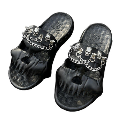 Pantuflas Cráneo con Suela Antideslizante Reforzada - Image 3