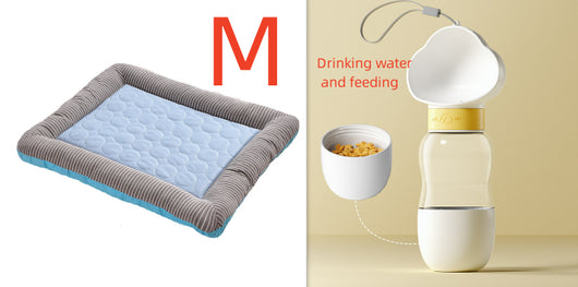Colchoneta Refrescante para Perros y Gatos - Cama Fresca de Seda de Hielo Azul - Image 9