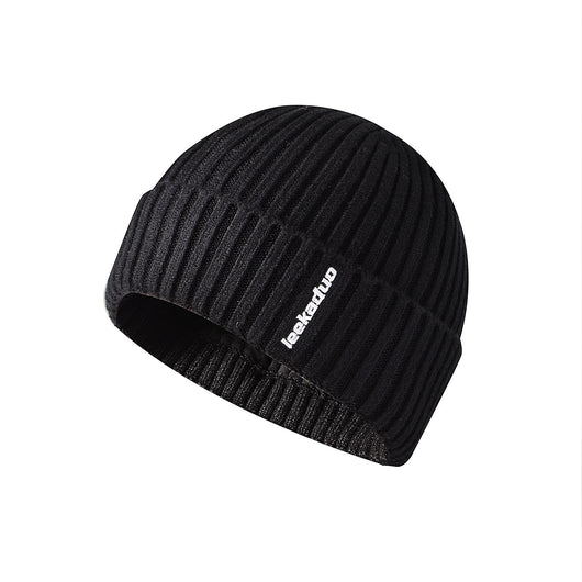 Gorro de Lana Tejido con Bordado Flangeado para Exterior - Image 3