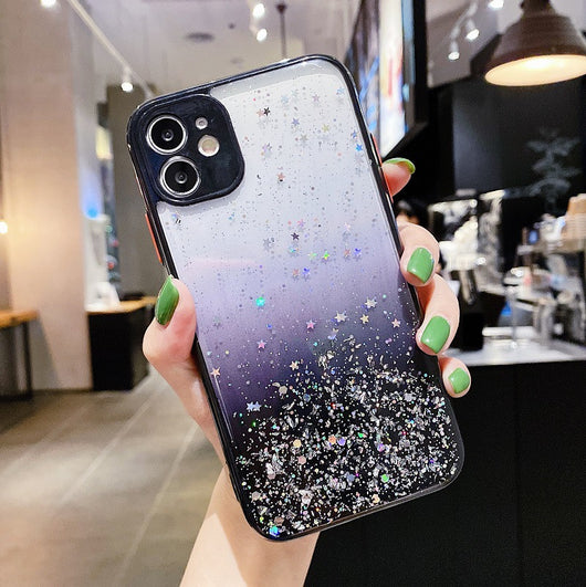 Funda Protectora con Protección Ocular y Diseño Glitter para iPhone 12Pro, 11, XS - Image 12