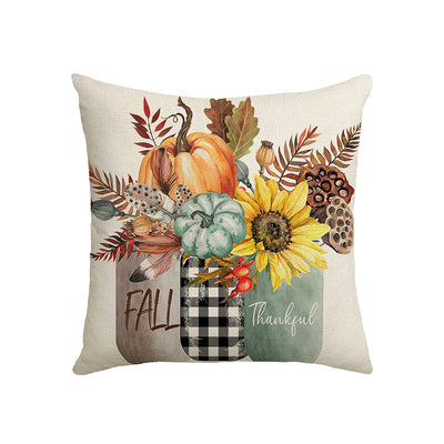 Fundas de Cojín Otoño Calabaza Home Sweet Home 18x18 - Decoración Acción de Gracias - Image 18
