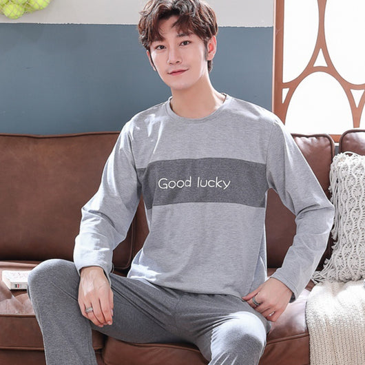Pijama Casual Talla Grande Hombre Primavera Verano Tela Ligera - Image 14