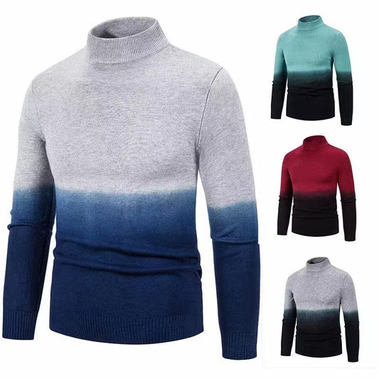Suéter Térmico Degradado Cuello Medio para Hombre - Image 2