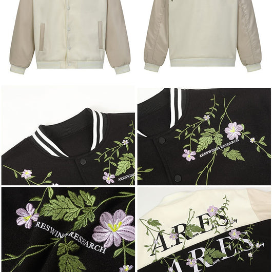 Chaqueta Retro Americana con Bordado Floral para Hombre - Image 17