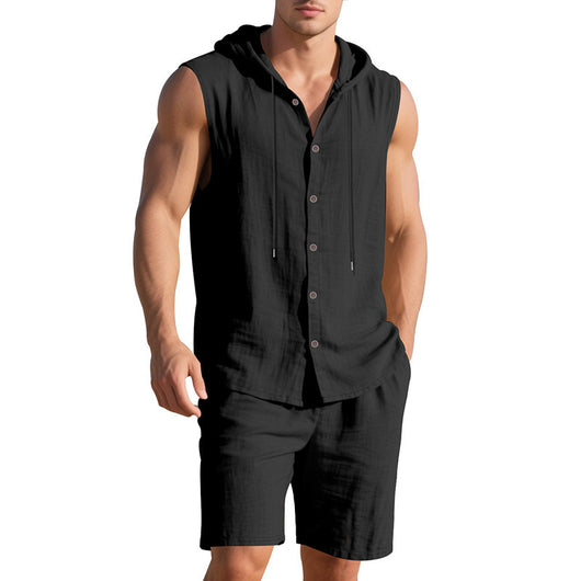 Conjunto de Bermudas y Camiseta sin Mangas para Hombre - Image 44