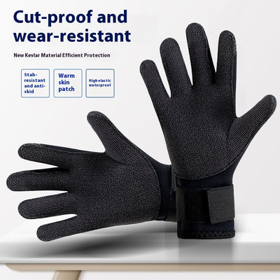Guantes de Buceo 3.5mm con Recubrimiento Titanio - Resistentes, Cálidos y Antideslizantes