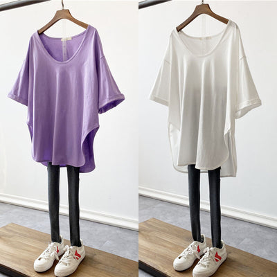 Blusa Escotada V Talla Grande - Diseño Elegante Cuello Bajo