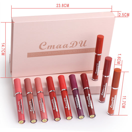 Labial Mate Impermeable de Larga Duración con Fórmula Antiadherente - Image 2