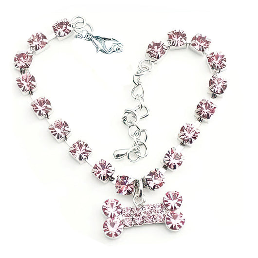 Collar Colgante Hueso con Brillantes - Image 9