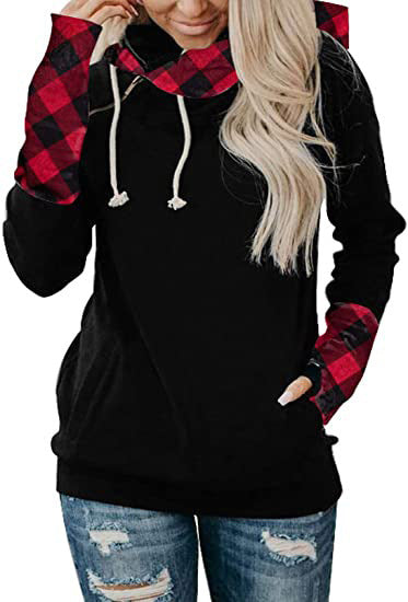 Sudadera Estampada con Capucha Acolchada y Costuras Decorativas - Image 9