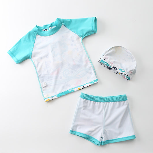 Traje de Baño Dividido para Niño - Diseño Adorable para Spa - Image 8