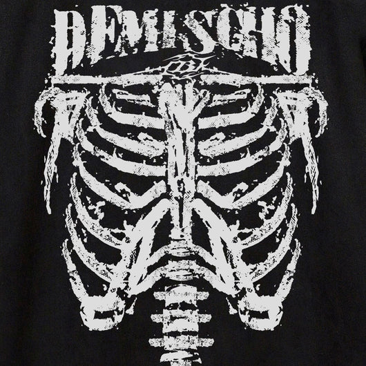 Playera de Ante con Estampado Calavera Oscura para Hombre - Image 18