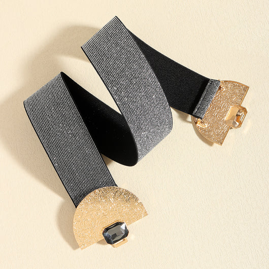 Cinturón Elástico Decorativo para Mujer con Perlas y Brillo - Image 10