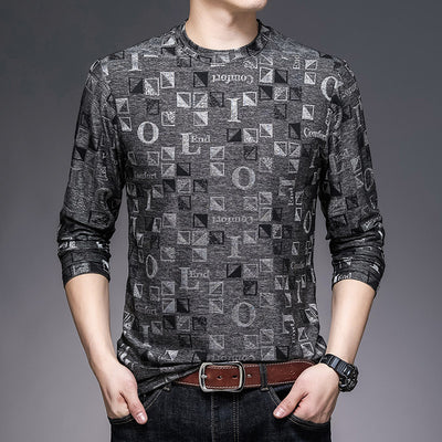Camiseta Estampada Manga Larga para Hombre - Image 16