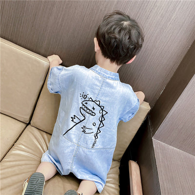 Ropa de Trabajo Infantil en Algodón - Conjunto Veraniego Moderno para Niños - Image 3