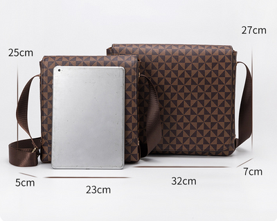 Bolsa de Hombro con Solapa Estilo Europeo y Americano para Hombre - Image 9