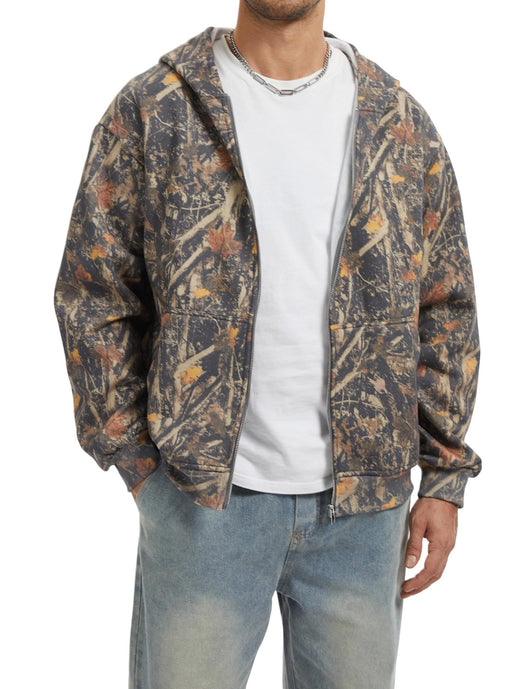 Sudadera con Cierre Estilo Camuflaje para Hombre - Image 10
