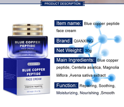 Crema Reparadora Blue Copper con Péptidos - Hidratación y Nutrición Intensas - Image 7