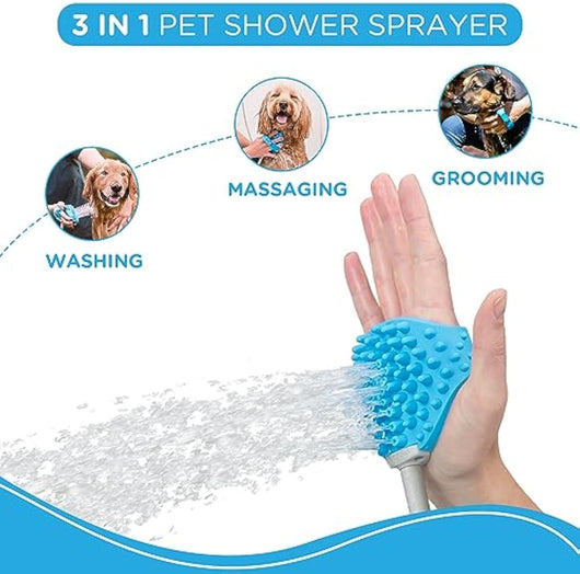Herramienta de Baño para Mascotas - Compañero Perfecto para Ducha y Jardín - Image 3