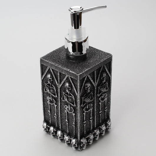 Dispensador de Desinfectante Calavera - Almacenamiento en Resina