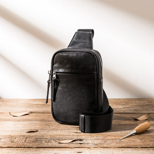 Bolsa Mensajero de Cuero Genuino Premium para Deportes y Viajes - Image 9