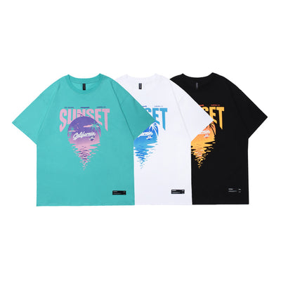 Camiseta Hombre Suelta Estampada Manga Corta - Image 15