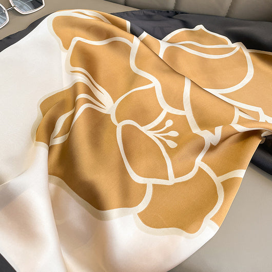 Pañuelo Decorativo Floral Versátil para Mujer - Bufanda Ligera Multiuso - Image 9