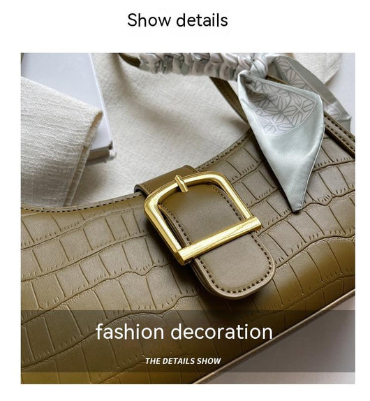 Bolso Bandolera Minimalista de Diseño Exclusivo - Bolsa Baguette de Moda Versátil - Image 9