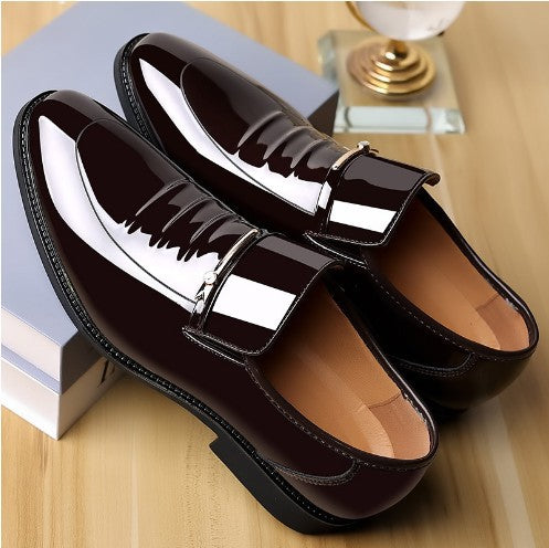 Zapatos de Cuero Charolado Estilo Británico para Hombre - Image 2