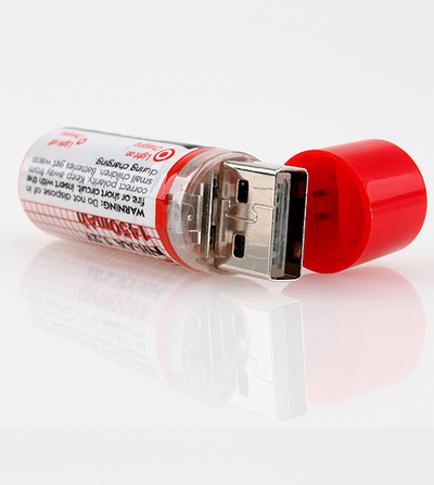 2 Baterías Recargables USB AA 1450mAh 1.2V Ni-MH - Image 6