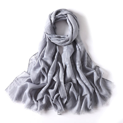 Pañuelo Hijab Premium Tie-Dye Degradado con Estampado Arrugado - Image 10