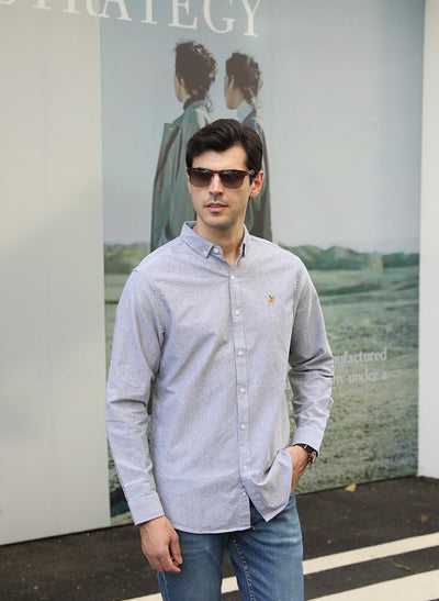 Camisa Casual de Manga Larga Talla Grande para Hombre - Image 9