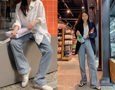 Pantalones Vaqueros Clásicos Largos para Mujer
