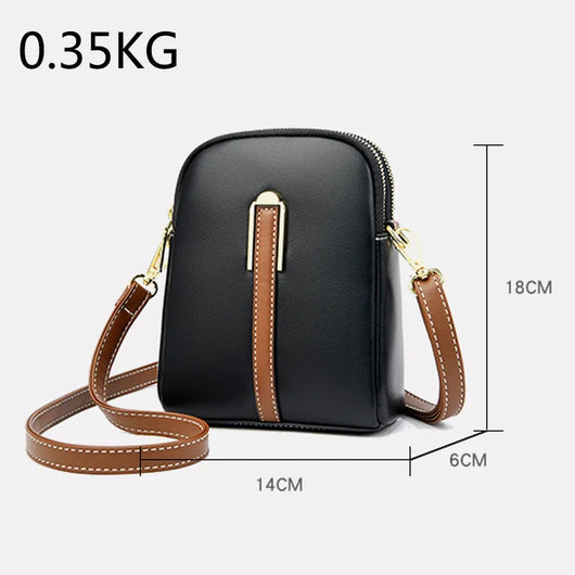 Bolso Bandolera Estampado Lychee Gran Capacidad Hombro Único - Image 21