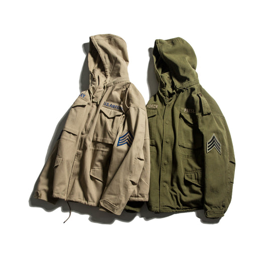 Chaqueta Deportiva Hip Hop Retro con Capucha y Bordados para Niños - Image 5