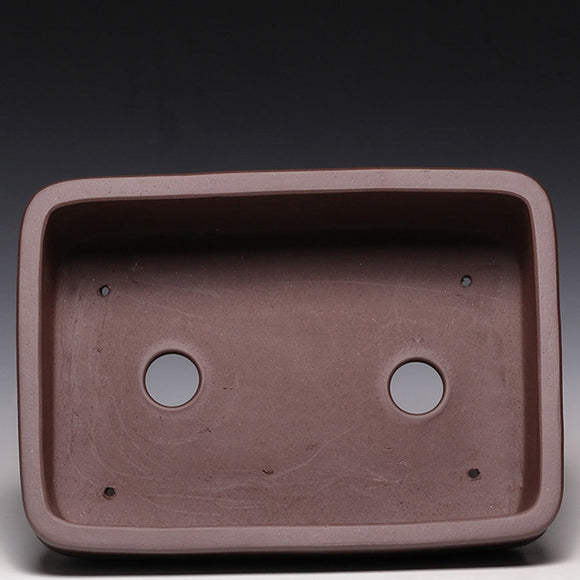 Maceta Rectangular de Cerámica Yixing Purple Sand