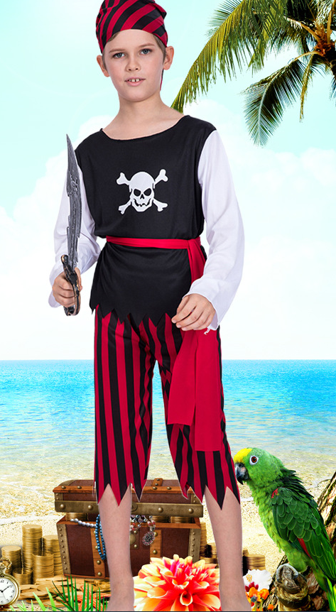 Disfraz de Pirata Calavera para Niño - Cosplay Halloween - Image 10