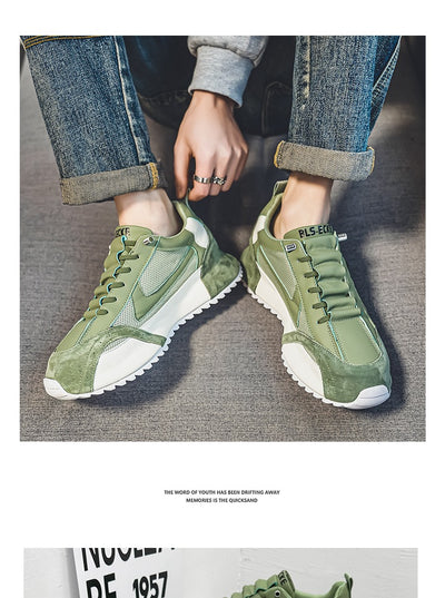 Tenis Casuales de Moda Primavera para Hombre con Suela Gruesa Antideslizante y Aumento de Altura - Image 10