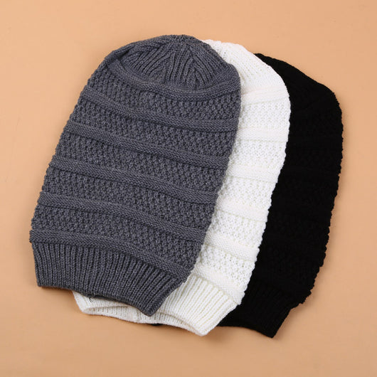 Gorro Tejido Arcoíris con Rayas de Colores - Image 6