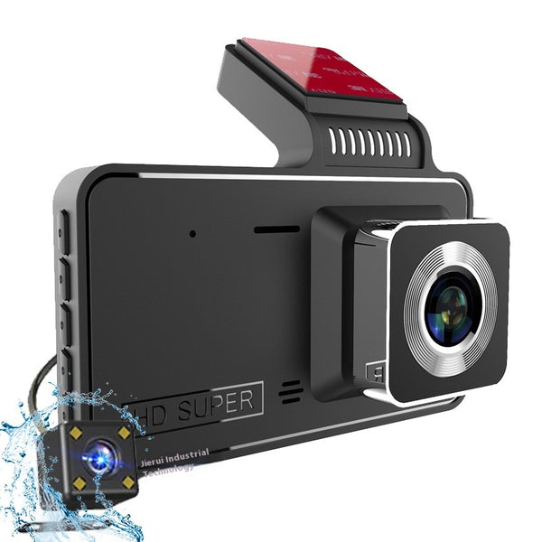 Cámara Dashcam Dual HD con Visión Nocturna y Pantalla 4 Pulgadas