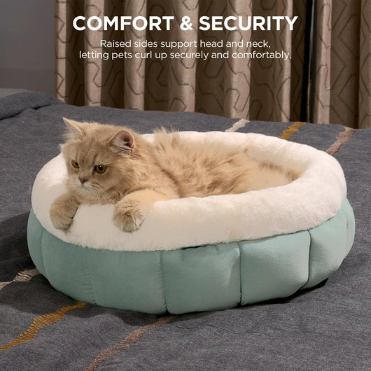 Cama Donut para Perros Pequeños y Gatos - Cómoda Cama Redonda Lavable con Base Antideslizante - Image 5