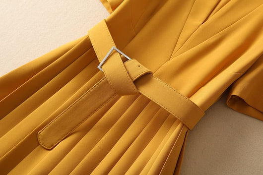 Vestido Midi Ajustado con Compresión y Pliegues Decorativos - Image 17