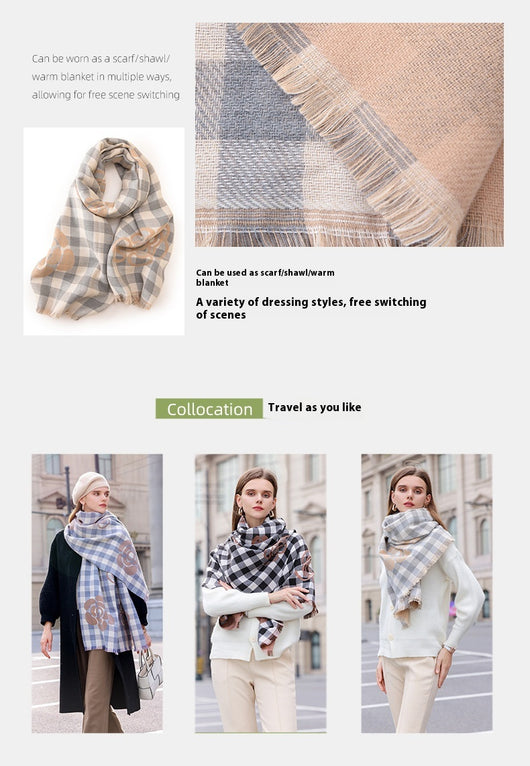 Bufanda Térmica Escocesa con Borlas - Protección Premium para Otoño e Invierno - Image 10