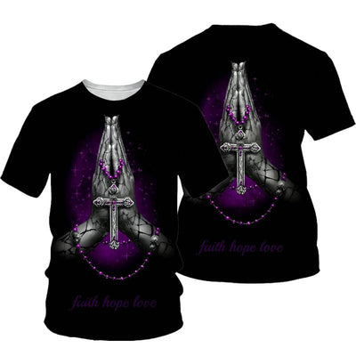 Playera Estilo Urbano con Impresión 3D - Manga Corta para Hombre - Image 9