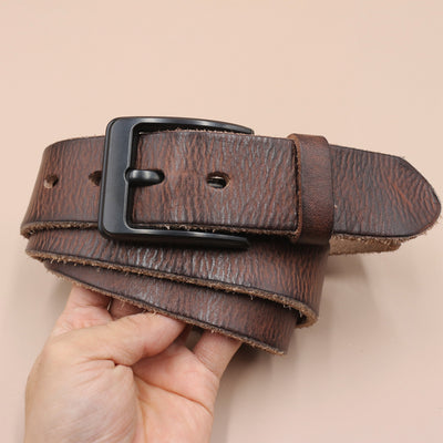 Cinturón de Cuero Premium Estilo Coreano con Hebilla de Perno para Hombre - Image 25