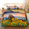 Caballo Y Girasol 200 X 230 Cm