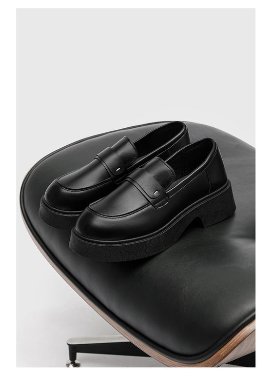 Zapatos Casuales Británicos de Cuero Premium con Suela Reforzada para Hombre - Image 14