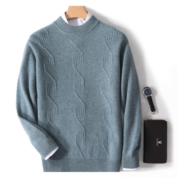 Suéter Grueso de Cuello Alto para Hombre - Abrigo Cálido de Invierno