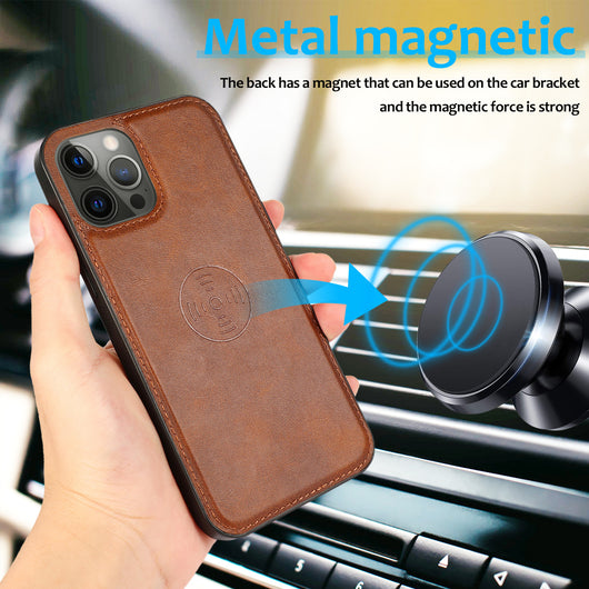 Funda Billetera 2 en 1 con Cierre Tipo Concha para Celular